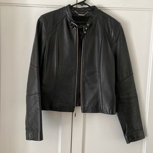 Black Vintage Wilson Leather Jacket